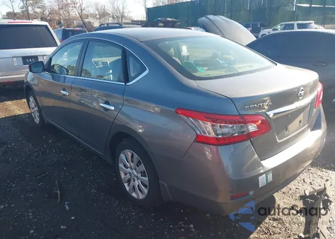2015 Nissan Sentra S z USA, uszkodzony, nr VIN 3N1AB7AP0FY336204